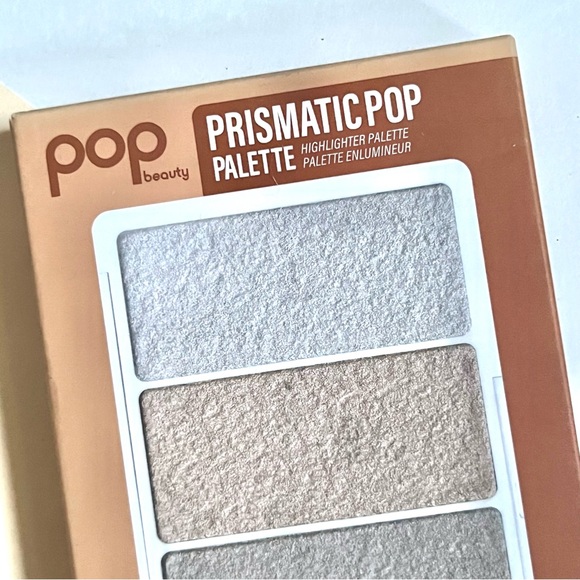 🏷️POP! Beauty “prismatic” blush highlighter metallic set of 4 blush palette set - Picture 6 of 13